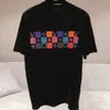 T 셔츠 남자 T 셔츠 인과 인쇄 디자이너 Tshirts 통기 가능한 면화 소매