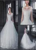 restido de noiva princess ball fall long sleeve wedding dreeses 2019 새로운 털실 빈티지 신부 가운을 통해 Robe de maria3928323