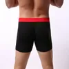 Sous-pants Sexy Mens Underwear Boxers Coton Coton Soft Boox Boxershorts U-Convex Pouch Boxer Shorts Trunks Penis Swimwear