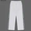 Pantalon masculin 2023 Luxury Broidered Stripe Stripe Mens and Womens Sports Pants Street Vêtements Hip Hop Mens Pantalon décontracté Q240417