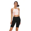 زي اليوغا Al tie-dye Sports Fitness Vest Women Stirt Short Top Top Dance Clothing