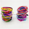 Jelly 200Pcs/Lots Sile Bracelet Wristband Cuff Bangle Boy Girl Elastic Mixed Style Jewelry Gifts Drop Delivery Bracelets Dhmze