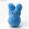 Плюшевые брелоки для брелок 15см Peep Bunny Plush Toys Фаршированные животные звезда Морковская кукла кролик в куклах на рабочем столе декор пасхальный кролик подарки мягкие подушки для Kid Y240415