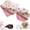 3 Sizes Cute Warm Pet Bed Mat Cover Towel Handcrafted Cat Dog Fleece Soft Blanket for Small Medium Large dogs Puppy Supplies 240426