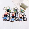 Decompressie speelgoed Creative Cartoon Sailor Doll Keychain PVC Soft Rubber Car Key Chain Paar Studententas Paarhanger