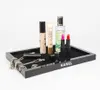 Highend Black Acrylique Desktop Rangement Tray Bijoux Cosmetic Box5233244