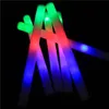 615305060 Pack Bulk kleurrijke LED Glow Sticks RGB Glow Foam Stick Cheers Tube Dark Light Donkere Verjaardag Wedding Party Pardent 240318