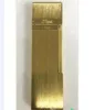 ST LIGNE 2 LIGHTER Classic Brushed Metal Ping Sound Flame Lighter Gold2391671