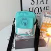 Shoulder Bags 2024Sweet Girl Milk Tea Student Bag Canvas Packet Women Satchel Handbags Cartoon Purses