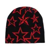 Ball Caps pentagram tricot chapeau hommes femmes jacquard européen américain chapeaux hip hop extérieur sportif tendance harajuku rue Style