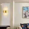 Wandlamp kristal indoor decoratieve moderne ledlampen voor slaapkamerbed woonkamerstudie kamer gang gang buisverlichting