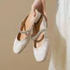 Scarpe eleganti Leehmzay size 34-40 donne muli sandali vera slingback in pelle scintillante di rinestone grido tacchi a metà mezzo scivolo quotidianamente