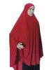 Overhead Hijab Long Khimar Femmes Musulman Veil prière Eid Ramadan Turban Headscarf Enveloppe la coiffure arabe de dinde islamique Burqa Top240403