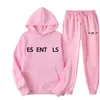 Designer-Kapuzenpullover für Herren und Damen, Kapuzenpullover und Hosen-Set, europäischer und amerikanischer Street-Fashion-Trend, klassischer Briefdruck, lässig, locker, mehrfarbig, Paar-Hoodie-Set