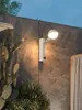 Vägglampa vattentät utomhus lyxslampor villa trädgård balkong yttre sconces ljus retro atmosfär
