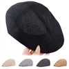 Y5V3 BERETS MEN SUMMER BREATINABLE BERETE SOFT COTTON and LINEN HATS WINDPROOF STREET NEWSBOY BERET HAT RETRO ENGLAND HATS PEAKED PAINTER CAPS D24418