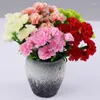 Decorative Flowers 30cm 10 Heads Artificial Carnation Home Decoration Multi Color Beauty Silk Fake Flower Especial For Wedding Festival