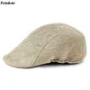 Berets los styl men berets 2021 Wiosna jesienna street newsboy beret kapelusz retro anglia kapelusz dzika ośmioboczna czapka fashon czapki d24417