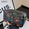 Totes Luxury Designer Small Square Bag Women One Shoulder Sac Luxe Flower Crossbody Purse Girls Office Gift Phone Pocket