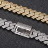 Hoge kwaliteit 16 mm ijs uit Miami Cuban Link armbanden 925 VVS Moissanite met briljante schittering