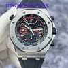 Minimaliste AP Wrist Watch Royal Oak Offshore 26040st Copa America Sailing Grand Prix Limited Edition Précision Steel Automatic Mechanical Mens Watch 44mm