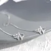 Kolczyki stadnorskie proste gwiazda księżyca Długowy łańcuch dla kobiet świecić słońcem półksiężyc geometryczny frędzko piercingowe biżuteria