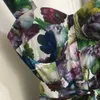 Floral Print Summer Dresses for Women Runway Designer Sleeveless Backless Sexy Dress Midi Aline Casual Vacation Dress Spaghetti Strap Vintage Robes