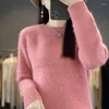 Kadınların Sweaters Sweater Erken Bahar Örme Top Vinn Kaşmir Külot Rahat Gevşek Yuvarlak Boyun Giysileri