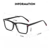 Solglasögonramar Katkani Fashion Trend Two Tone Board Box Flat Light Men's Glasses Frame Optical Recept F-23043