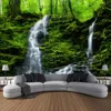 Tapestries Flowing Water Moss Stone Tapestry Wall Art Large Mural Decoration Home Bedroom Living Room