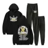 Bailey Zimmerman Merch Tracksuit Men Set mode Sporting Suit Hooded Sweatshirt +Sweatpants Herrkläder 2 stycken Set