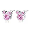 Presents Silver Color Fine Stud Earrings Sparkling Earrings For Women Kids Girls Fashion Jewelry251V