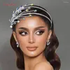 Coix de cheveux youlapan mariée en strass de mariée Hoop Bridesmaid Crystal Accessoires Mesticules Elegant Headwear Girl Party Bijoux HP629