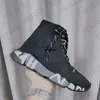 Designer Sock Buty Triple Black White Casual Sports Sneakers Treakers Męskie Kobiety Buty Kostki Botki Platforma But Trener Zimowy rozmiar 36-45 NO017B