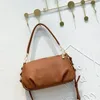 Drawstring Ladies 'koeienleren schoudertas grote capaciteit modieuze minimalistische tote dameshandtas met meerdere kleuren bij elkaar