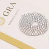 Хип -хоп -ювелирные украшения на заказ алмазные золотые теннисные ожерелья