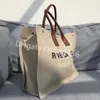 Rive Gauche Tote Designer torba luksusowa torba plażowa słoma płótno otwarte Onthego Rive Gauche Ladys Canvas torebka 10a luster