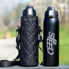 1000 ml/750 ml Doppelte Edelstahl Sport Thermos Becher mit Bag Kaffee Tee Vakuumflasche Reisebecher Klettern Thermalwasserflasche