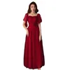 Sukienki imprezowe 130 cm pot w wino w ciąży długa dama dziewczyna Kobiet Księżniczka