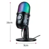 Microphones 1 Set Computer Microphone Stéréo Stéréo Sound Gaming Pourises Vocal Contrôle