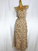 Sukienki swobodne Feicheng damskie ubranie moda elegancka, szczupła seksowna postać pochlebna długa sukienka 139