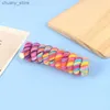 Hair Rubber Bands 1Pc colored wool elastic headband womens spiral coil headband Y240417