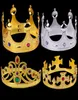 Cosplay King Queen Crown Party Hats neumáticos Príncipe Princesas Coronas Gat de fiesta de cumpleaños Gat Gold Silver 2 Colors con bolsas Opp 8 Colores FWE2201791