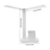 Night Lights Double-headed Table Lamp Small LED Aesthetic Desk Lamps Reading Study For Home Light