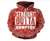 New Fashion MenWomen Sublimation STRAIGHT OUTTA BOMPTON Funnd Sweatshirts Hoodies Autumn Winter casual Print Hooded Pullovers 62751469595044