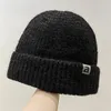 Berets Japanese Style Soft And Waxy Wool Cap Autumn Winter Men Women Warm A Label Knitted Beanies Ear Protector Pullover Cold Hat