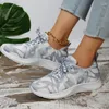 Casual Shoes European and American Style Color Block Women's Sports 2024 Spring Autumn Mouth Mouth Soft Bottom Sneakers