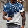 Camisetas para hombres Camufa 3d Camuflage Men Cabina Fashion Outdoor Casta O Neck Slewe Short Street Summer Street de gran tamaño Sport Militar