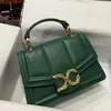 Designer Bags Top Quality Mirror D Handbag G Amore Baroque Style Top Handle Bags Flap Tote Bag Solid Color Cowhide Leather Women Fashion Handbags Summer