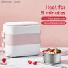 Bento Boxen 220 VVstainless Steel Electric Lunchbox Thermalheizung Lebensmittel Lagerbehälter tragbare Büroheizung Isolierung Mikrowelle Bento L49